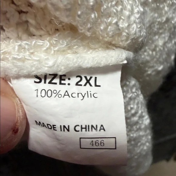 *SALE* NWOT! Boho Cream Sweater for Women - Picture 5 of 6